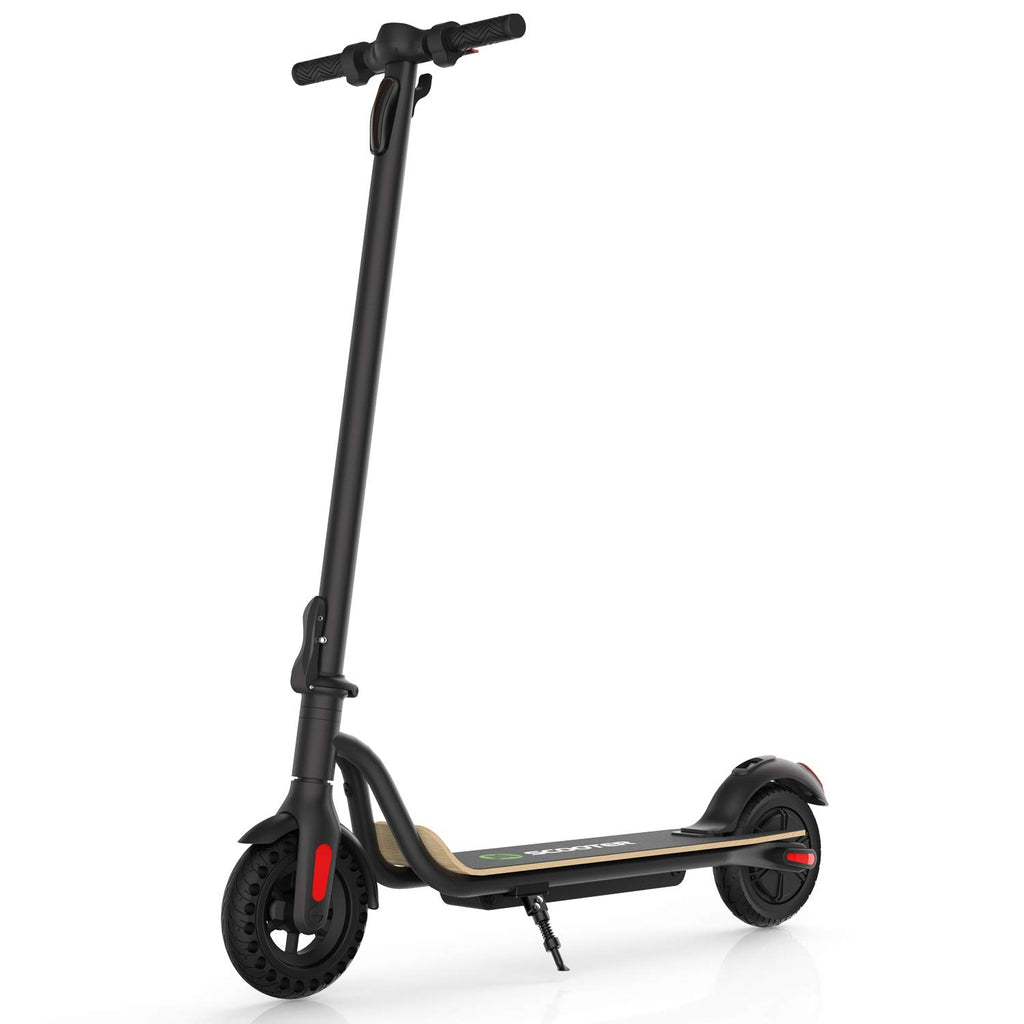 MEGAWHEELS Electric Scooter 3 Gears Max Speed 15.5 MPH Up to 17 Miles Rang 7.5 Ah Powerful Battery with 8 Tires Foldable Scooter for Adults Longer Deck Load 265 lbs