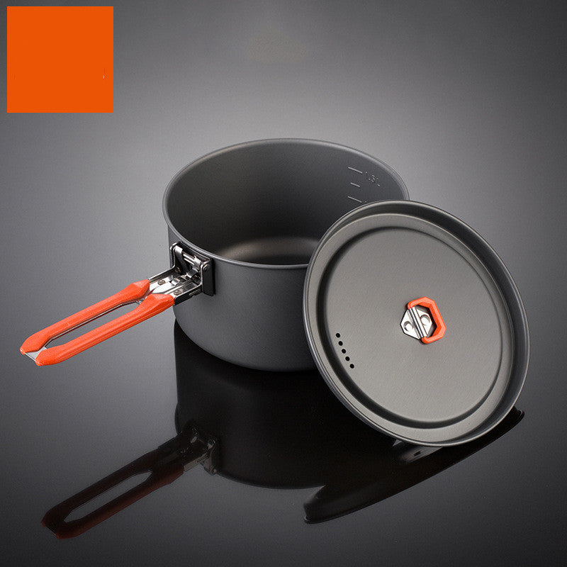 Portable Cooker Set with High Efficiency Folding Handle