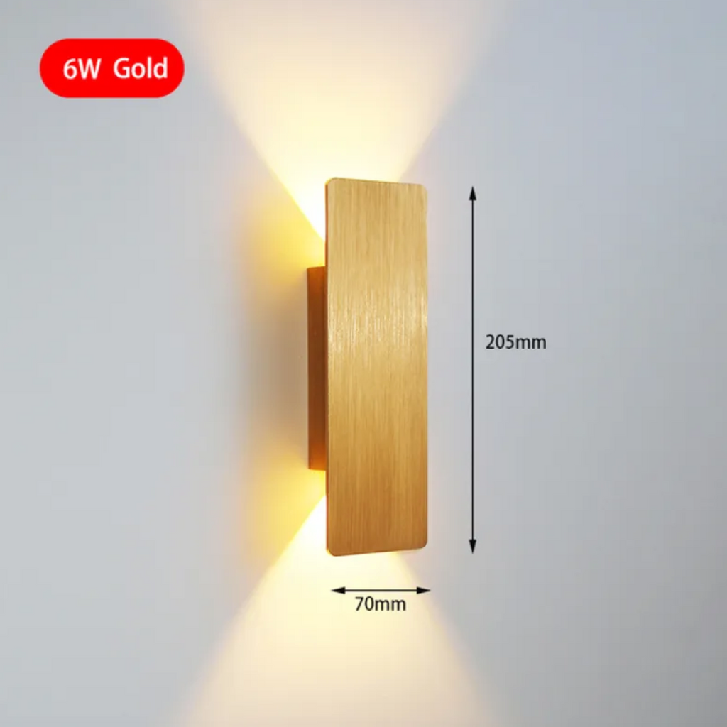 Modern 6W LED Indoor Wall Lamp for Bedroom and Living Room