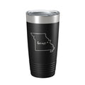 Missouri Tumbler Home State Travel Mug Insulated Laser Engraved Map Coffee Cup 20 oz-5