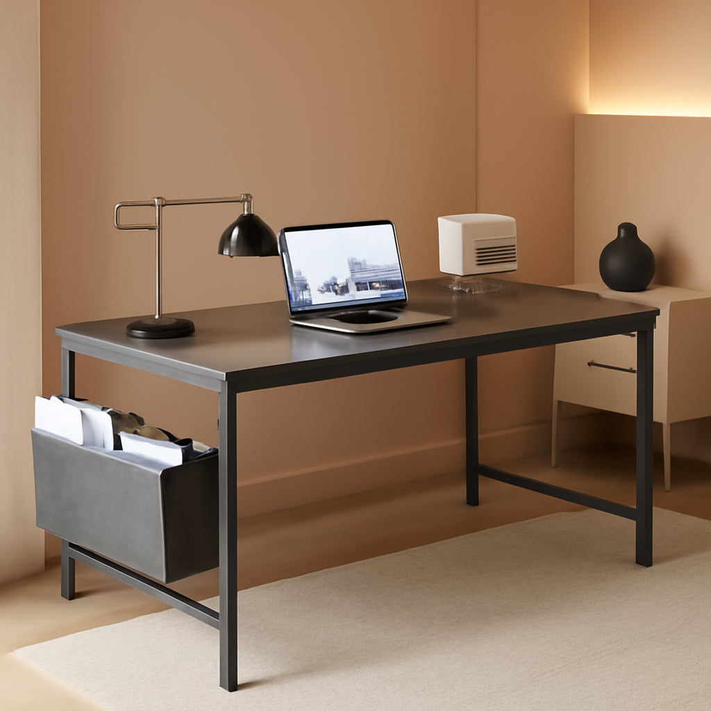 32 Inch Computer Desk With Storage Bag And Headphone Hook