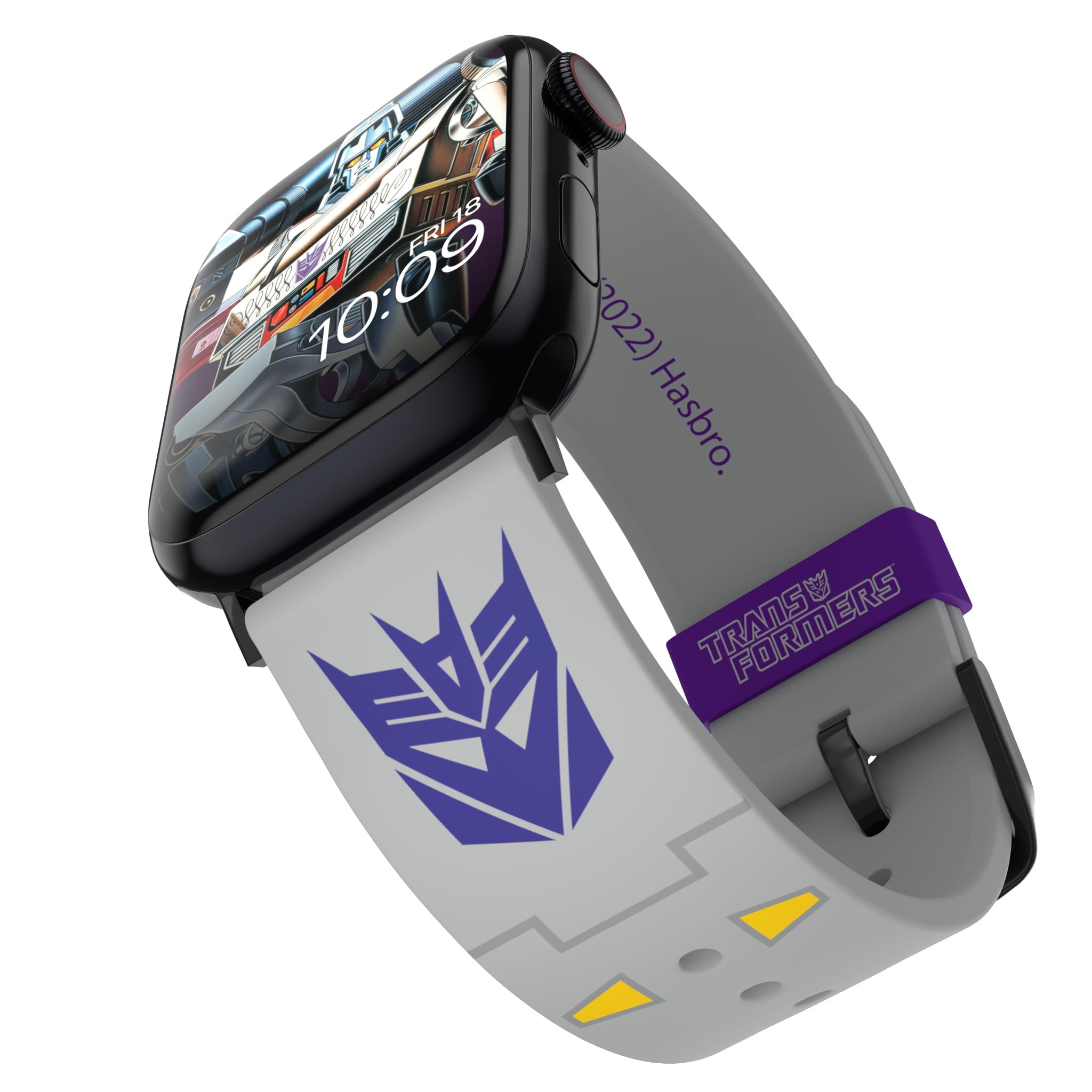 Hasbro Officially Licensed Smartwatch Band - Transformers Decepticon Megatron - Compatible with Every Size & Series of Apple Watch (watch not included)
