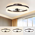 Smart Bladeless Ceiling Fan With Remote And LED Lights-1