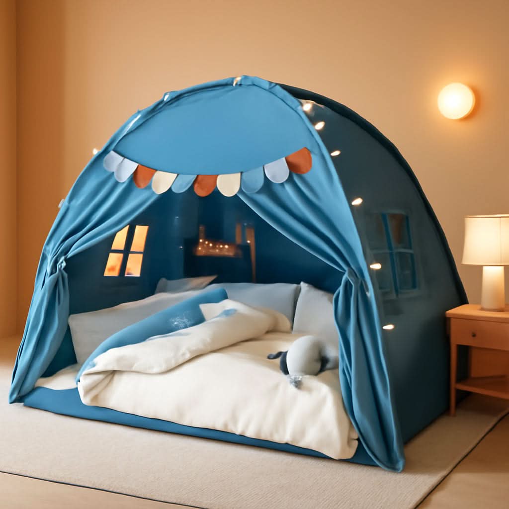 Fullsize Bedroom Canopy Playroom Privacy Tent Deluxe-0