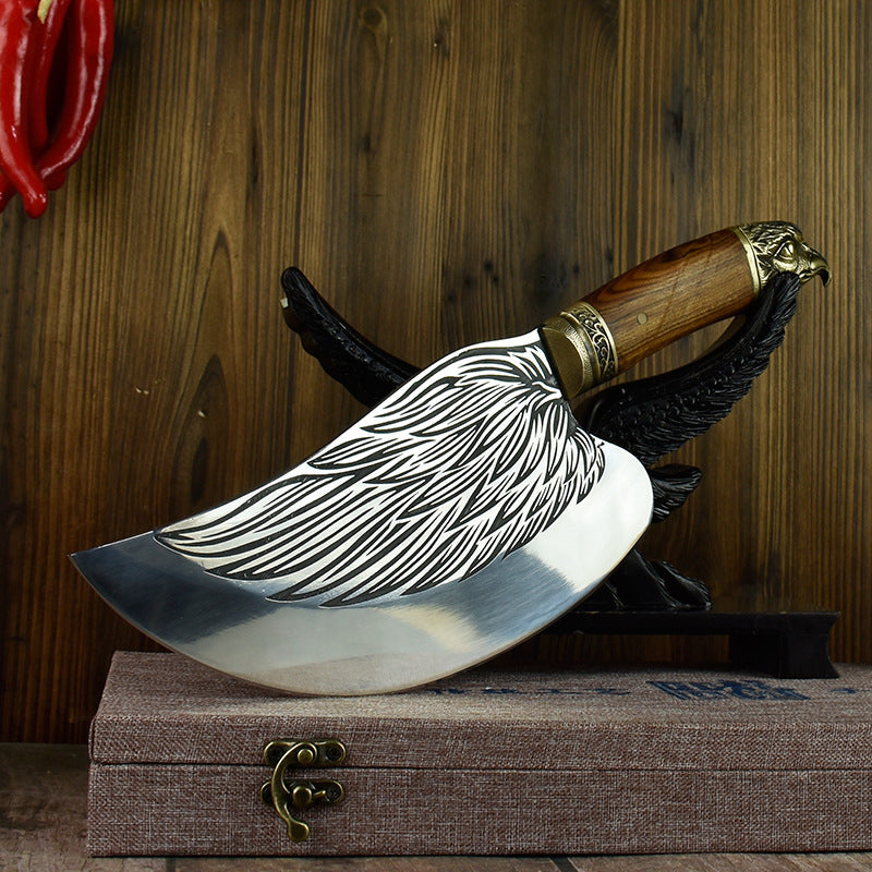 Handcrafted Dual-Use Bone and Slicing Knife for Kitchen