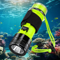 BlueFire Rechargeable Diving Flashlight 1500 Lumen Scuba Diving Light 3 Modes Underwater IPX8 Waterproof LED FlashlightNight Dive Torch Submersible Light for Outdoor Under Water Sports