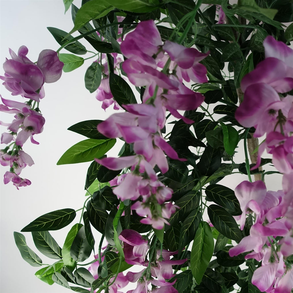 Artificial Wisteria Tree 150cm Artificial Purple Pink