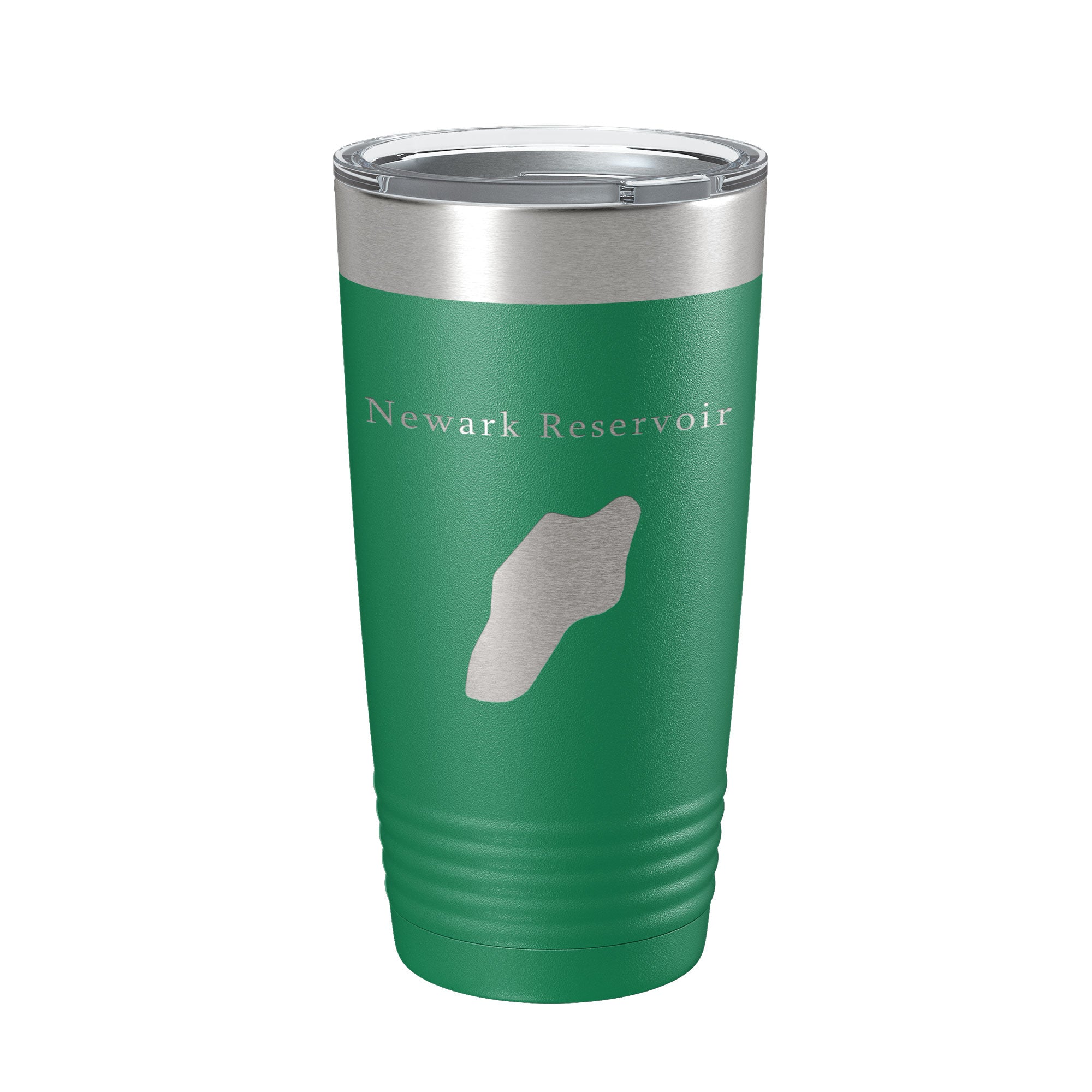Newark Reservoir Tumbler Lake Map Travel Mug Insulated Laser Engraved Coffee Cup Delaware 20 oz-9