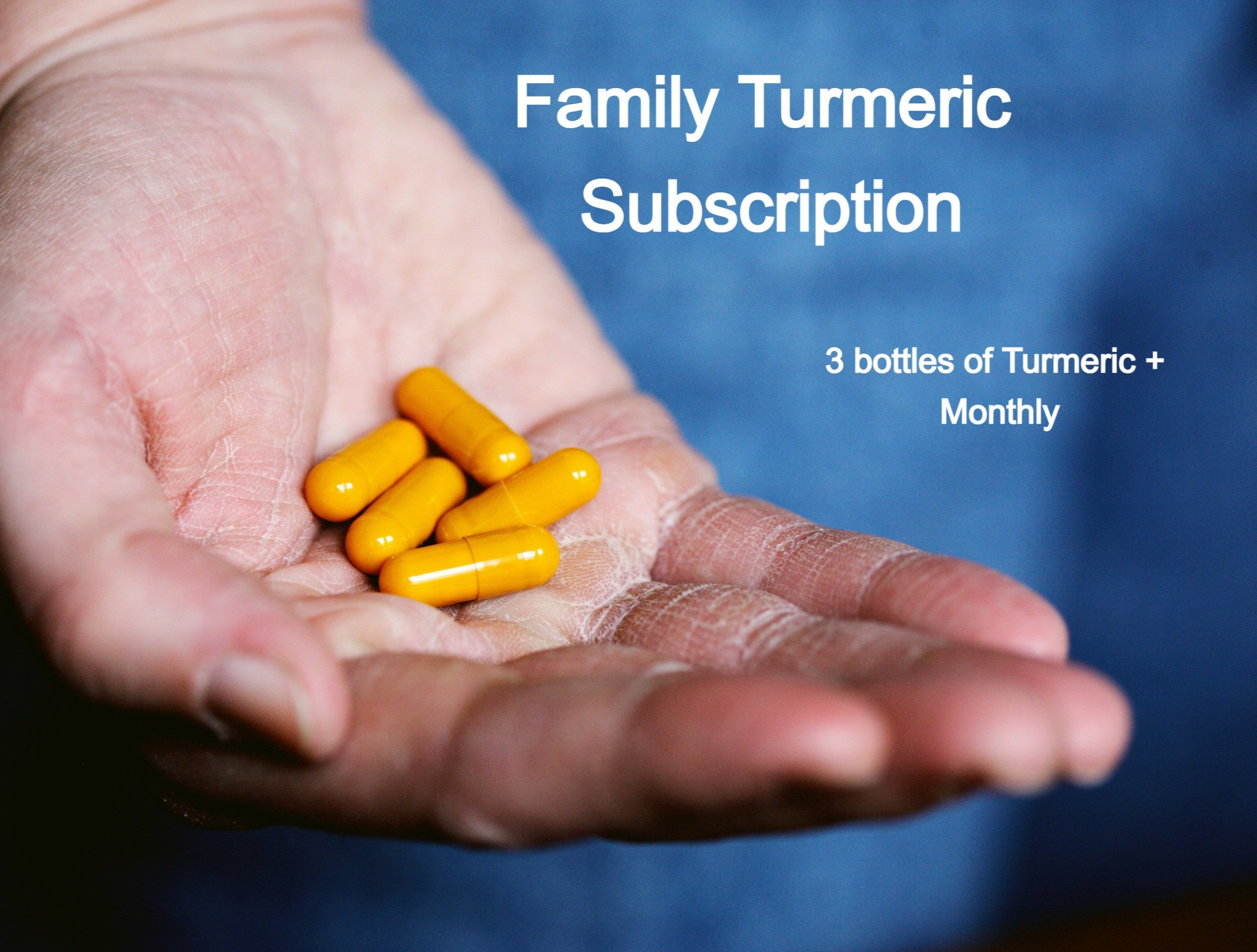 Family Subscription 3 Bottles of Turmeric + 60 capsules-0