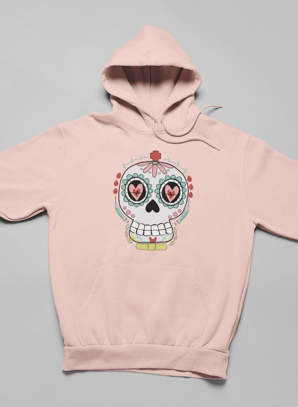 Nurse Sugar Skull Hoodie-3