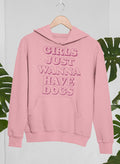 Girls Just Wanna Have Dogs Hoodie-2