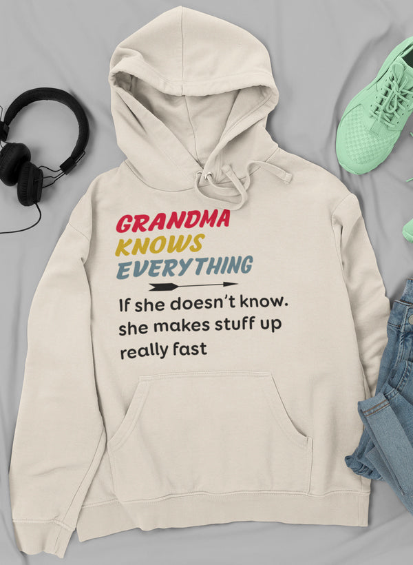 Grandma Knows Everything Hoodie-3