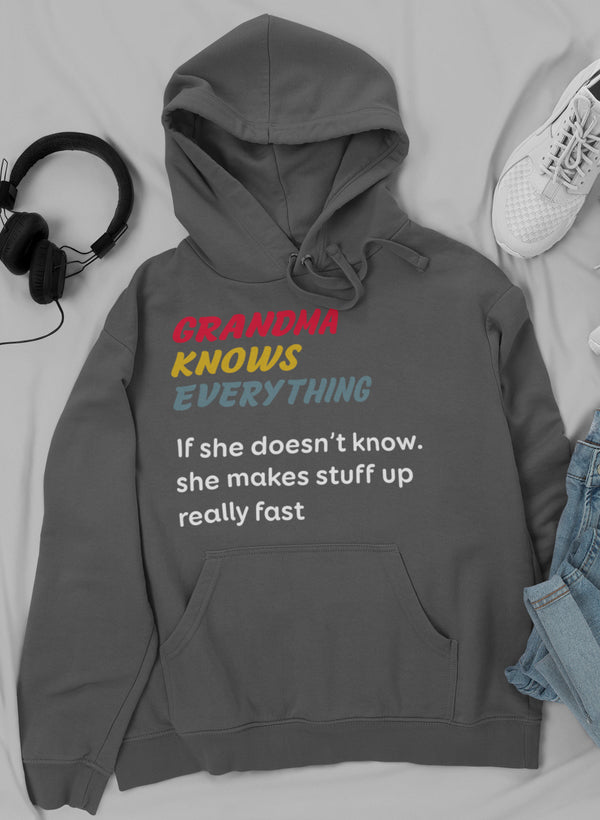 Grandma Knows Everything Hoodie-0