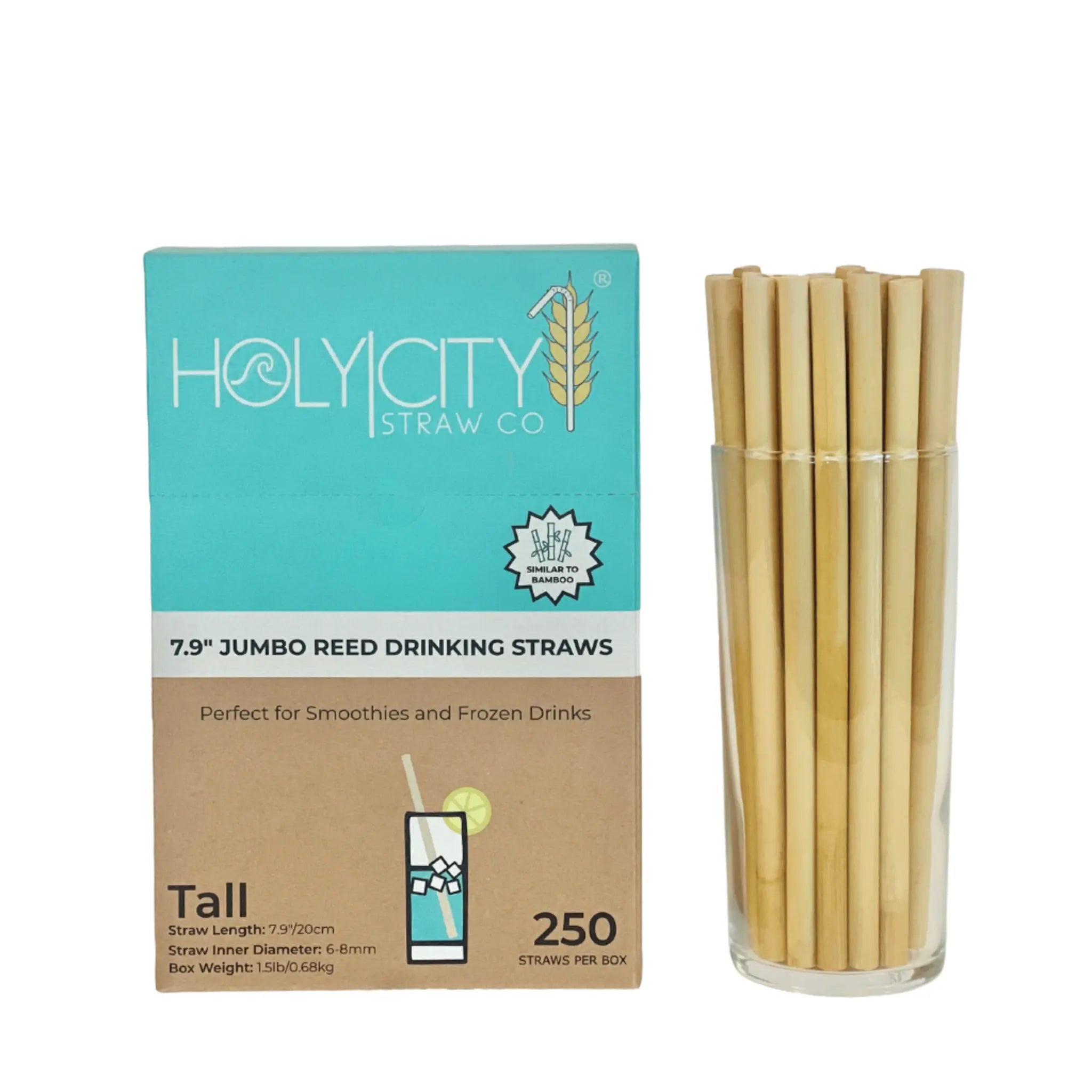 7.9" Jumbo Reed Straws-0