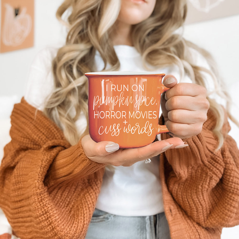Pumpkin + Horror Mug-2