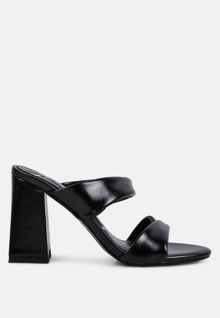 Hot Mess Puffy Block Heel Sandals-0