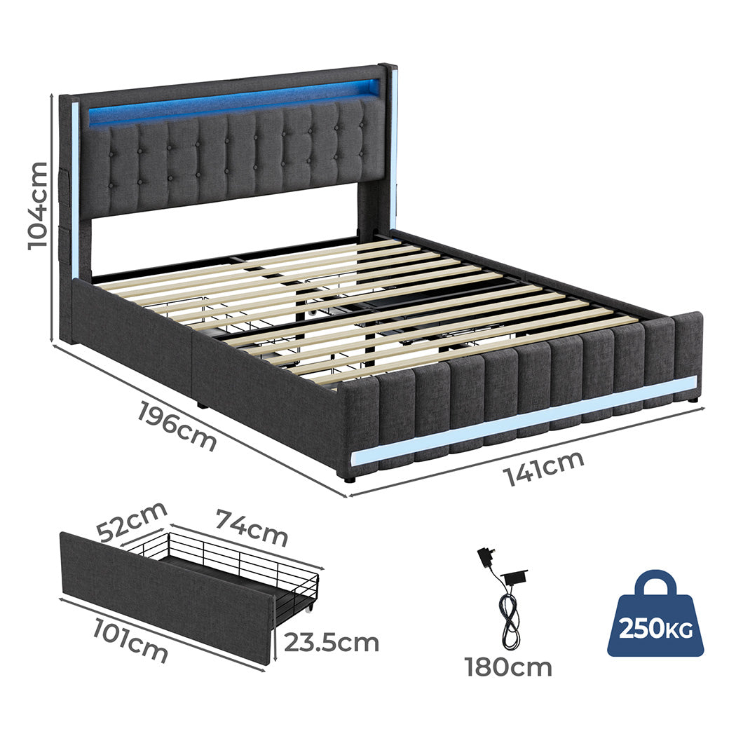Levede Double Bed Frame