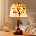 Floral Hummingbird Table Lamp, Vintage Bedside Lamp, 3 Light Modes-0