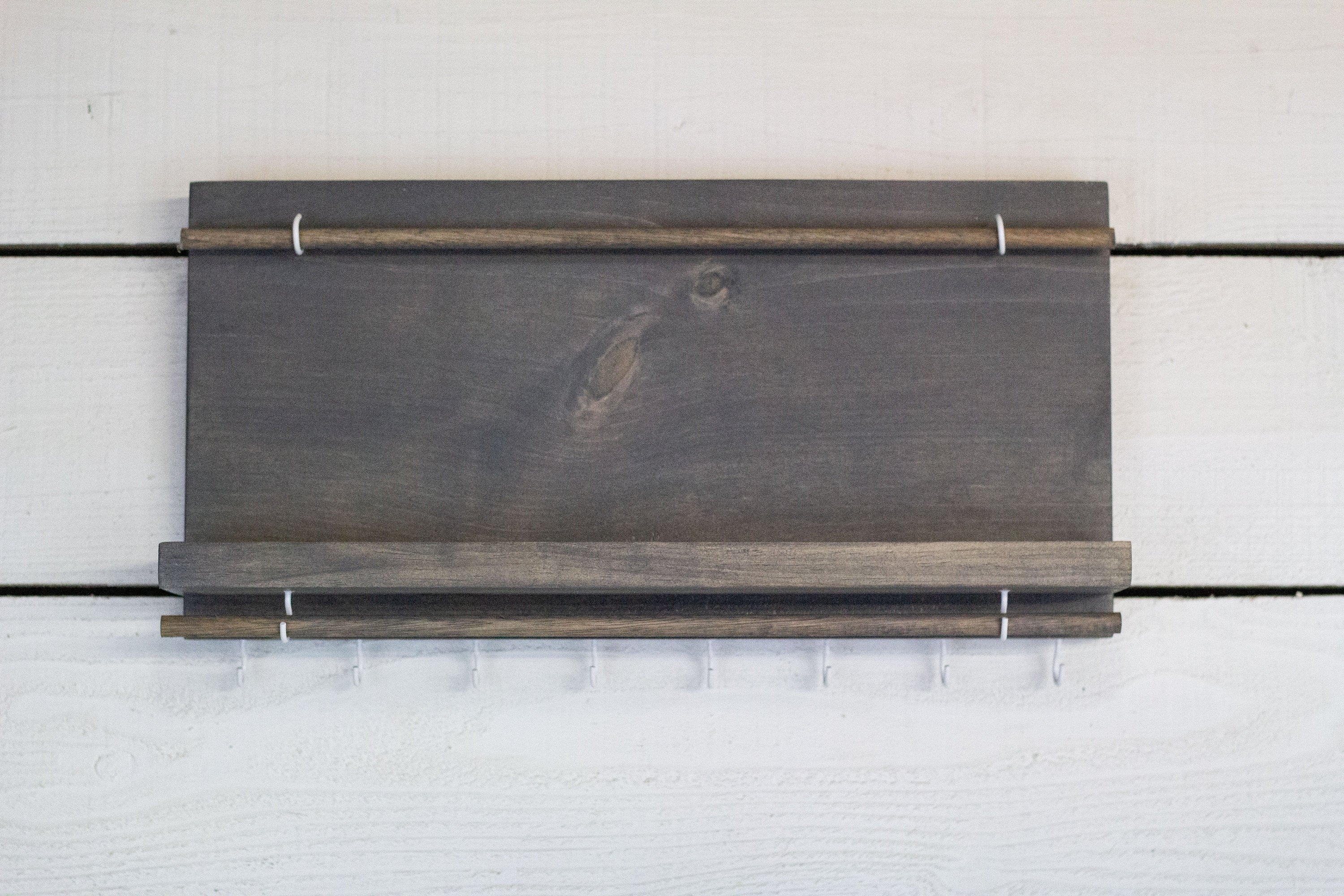 Wall Mounted Jewelry Display with Shelf-4
