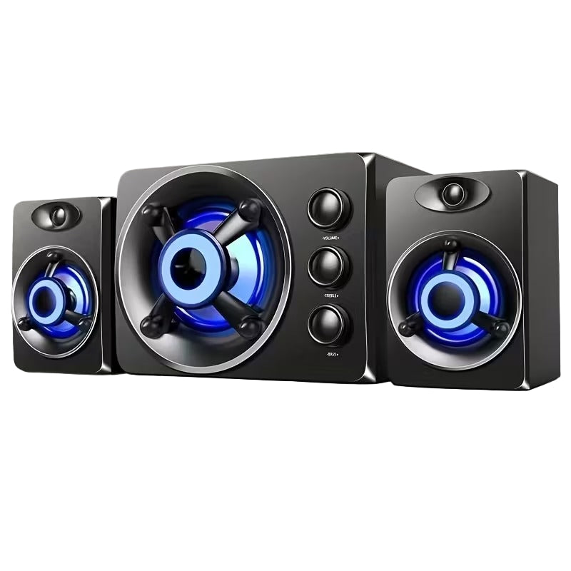 NNETM Wireless Speaker 2.1 Channel USB Bass Sound System-0