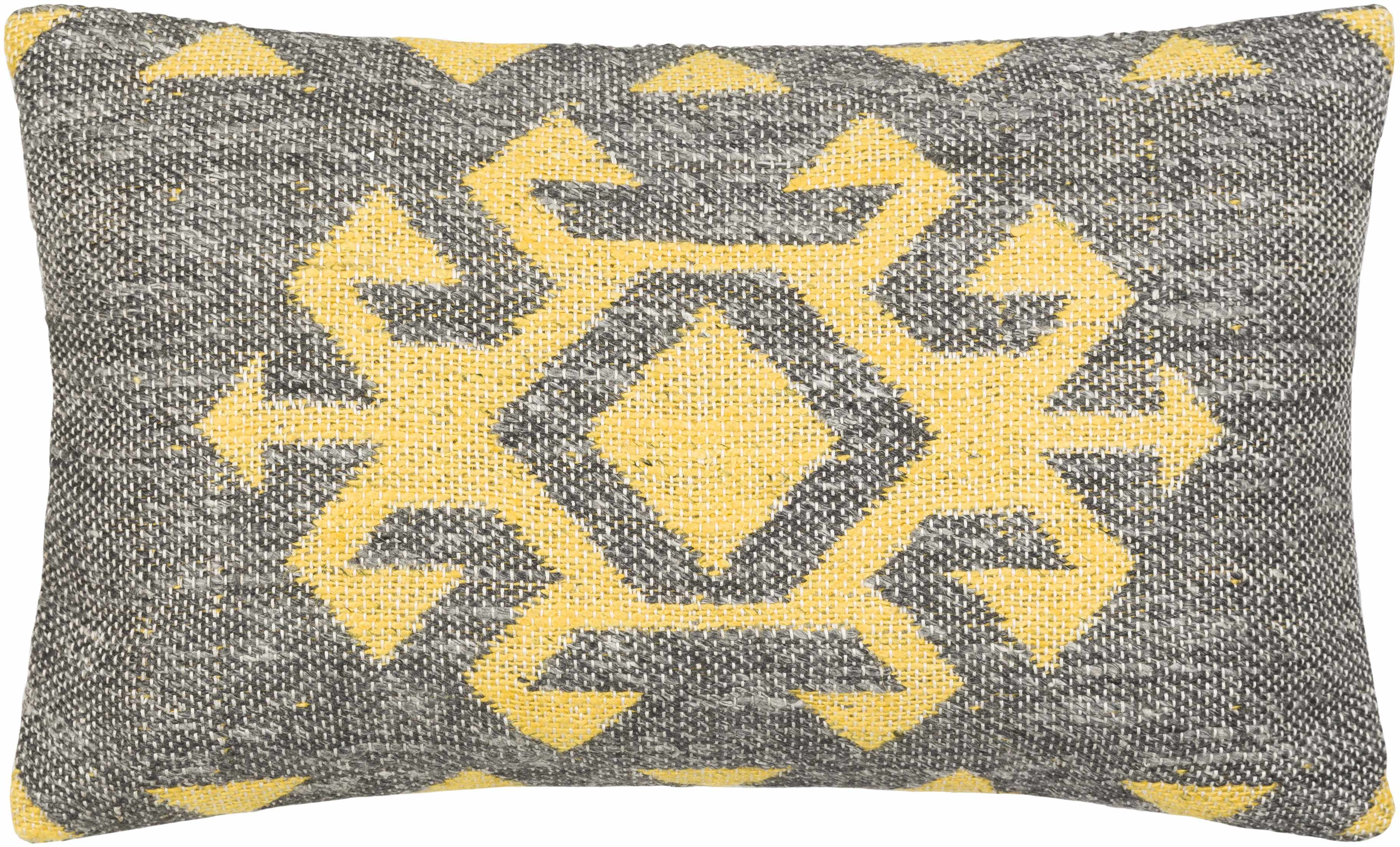 Koronadal Yellow&Grey Geometric Throw Pillow - Clearance-5