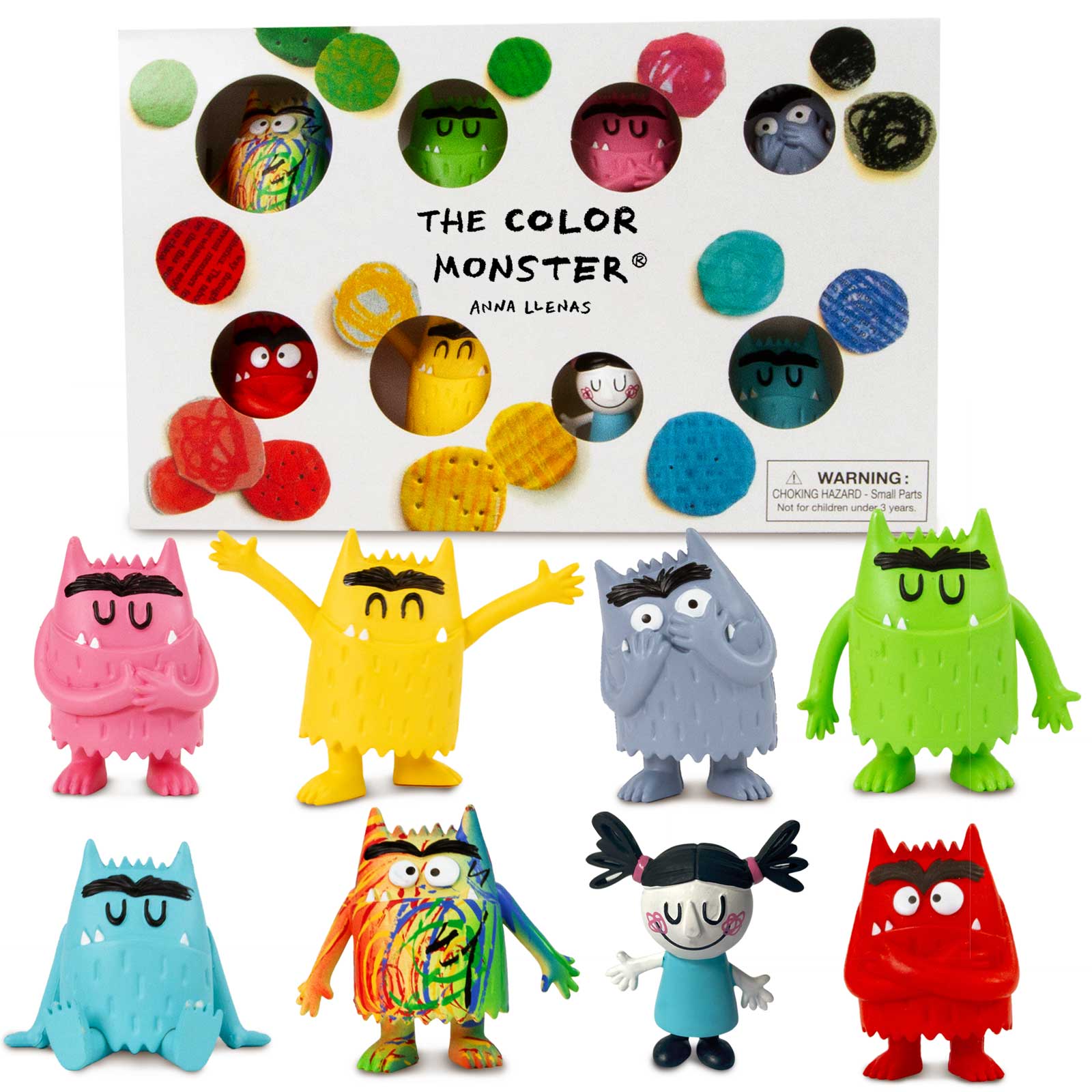 The Color Monster Set of 8 Figurines-0