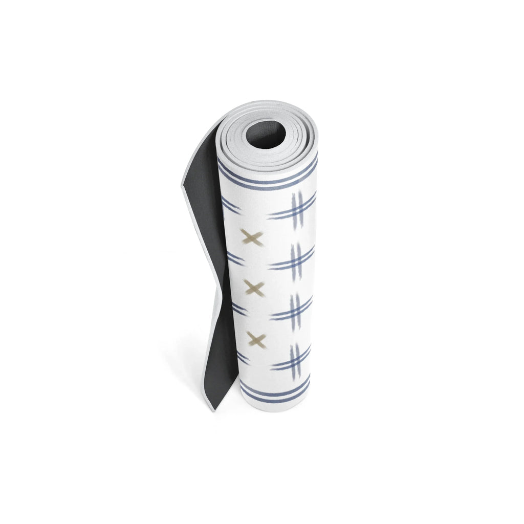 Saeki Cloud Nine Yoga Mat – 6mm Non-Slip, Eco-Friendly (White)-3