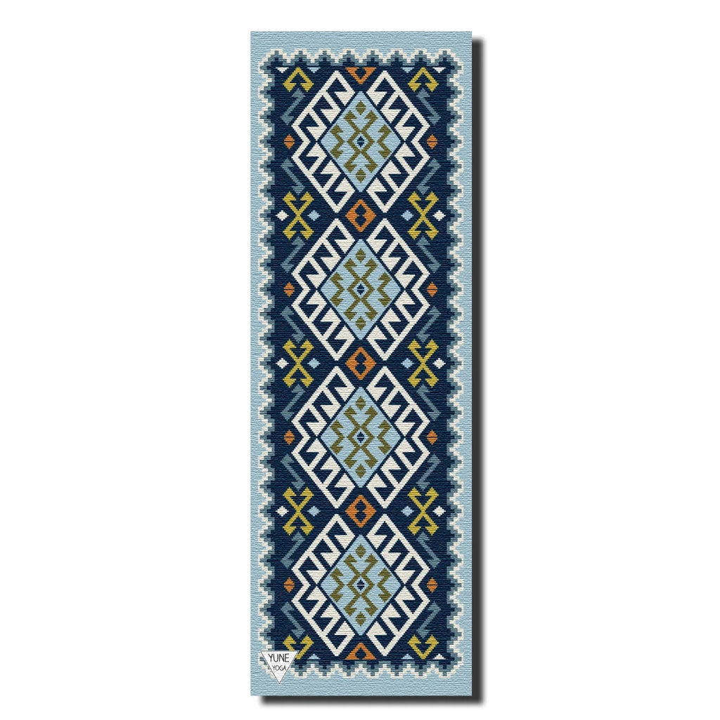 Yoga Mat | 6mm Thick | Blue | Non-Slip | Eco Friendly | Yune Yoga | Moab River-1
