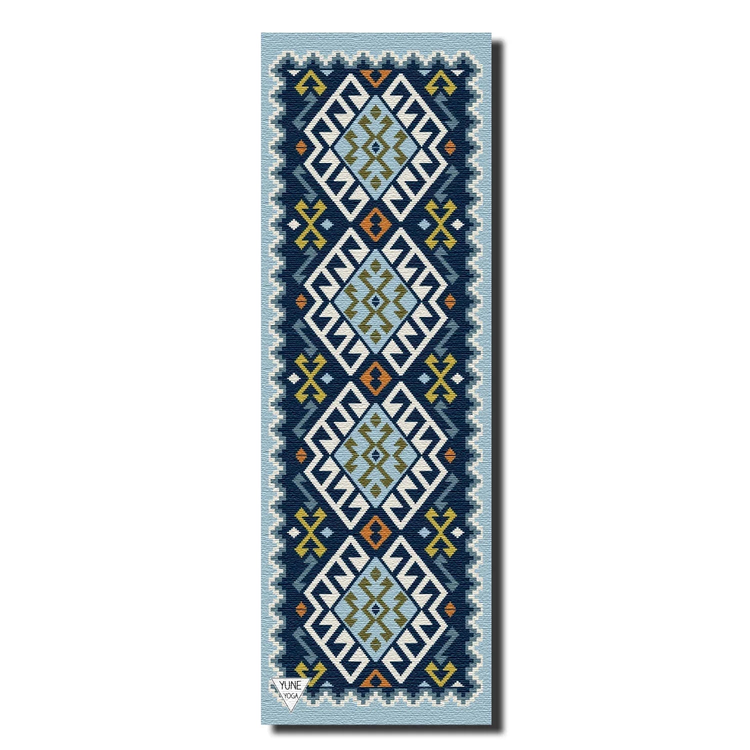 Yoga Mat | 6mm Thick | Blue | Non-Slip | Eco Friendly | Yune Yoga | Moab River-1