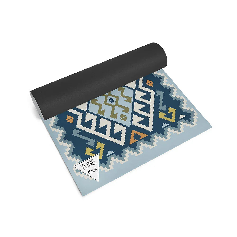 Yoga Mat | 6mm Thick | Blue | Non-Slip | Eco Friendly | Yune Yoga | Moab River-2