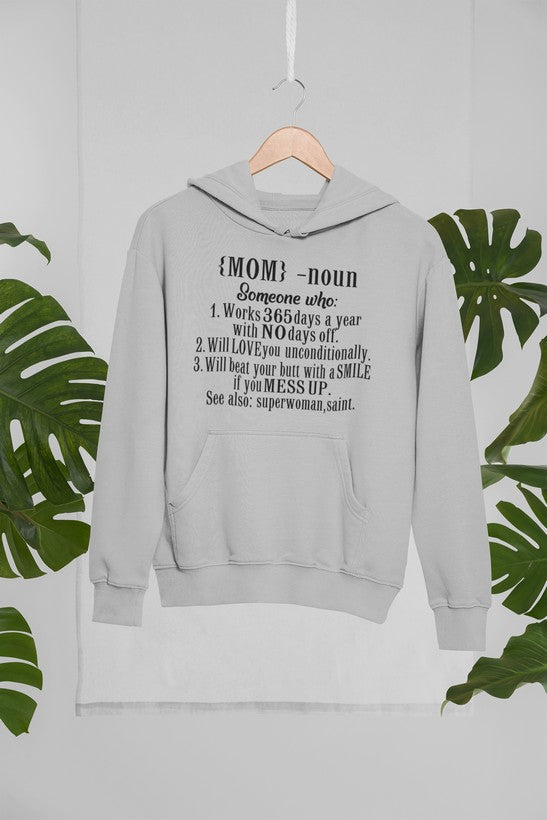 Mom Noun Hoodie-2