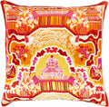 Mulino Orange&Yellow Pagoda Throw Pillow - Clearance-0