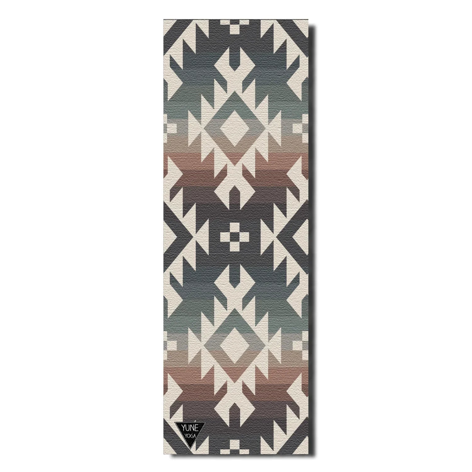 Obsidian Ridge Yoga Mat – 6 mm Extra Thick, Double-Sided Non-Slip, Eco-Friendly PER with UV-Printed Design | Yune Yoga-1