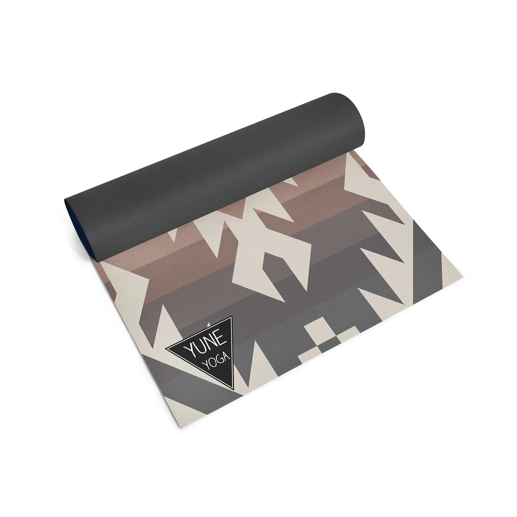 Obsidian Ridge Yoga Mat – 6 mm Extra Thick, Double-Sided Non-Slip, Eco-Friendly PER with UV-Printed Design | Yune Yoga-2