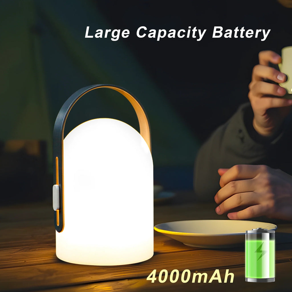 4000mAh Portable Outdoor Rechargeable Table Lamp-2