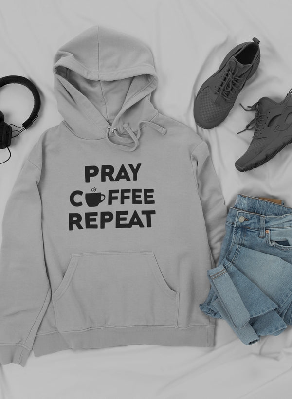 Pray Coffee Repeat Hoodie-2