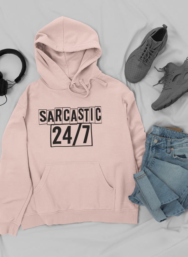 Sarcastic 24/7 Hoodie-3
