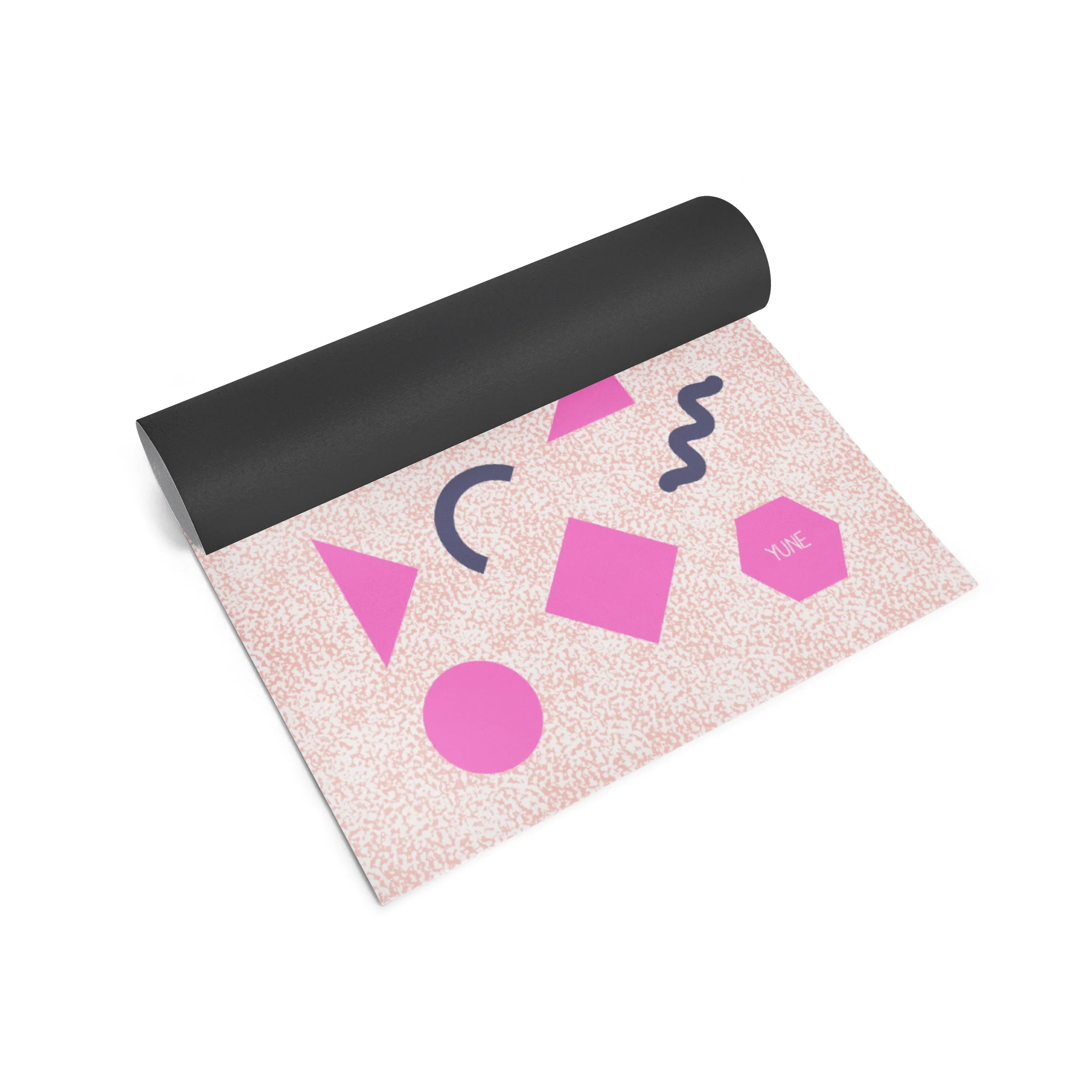 Yoga Mat | 6mm Thick | Pink | Non-Slip | Eco Friendly | Yune Yoga | Titania-2