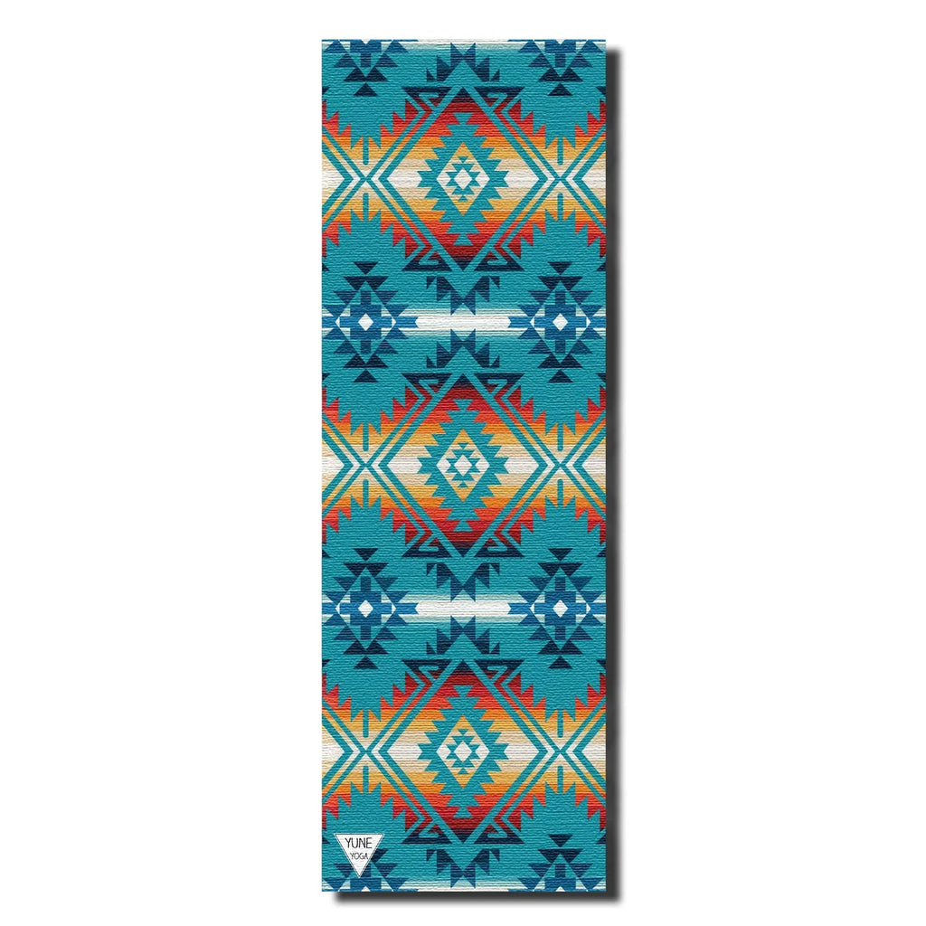 Jerome Turquoise Yoga Mat – 6 mm Extra Thick, Double-Sided Non-Slip, Eco-Friendly PER with Turquoise Water-Inspired Design | Yune Yoga-1