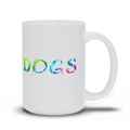 Peace, Love, Dogs Mug-2