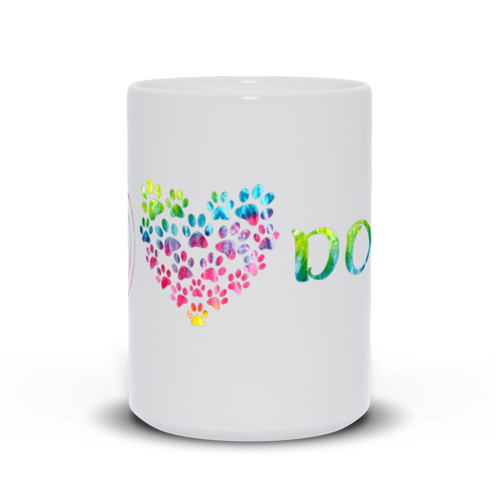Peace, Love, Dogs Mug-0