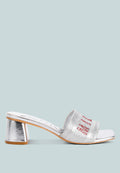 Punstar Rhinestone Embellished Milan Sandals-0