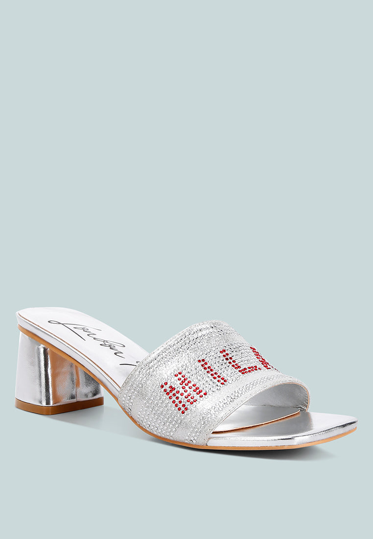Punstar Rhinestone Embellished Milan Sandals-1