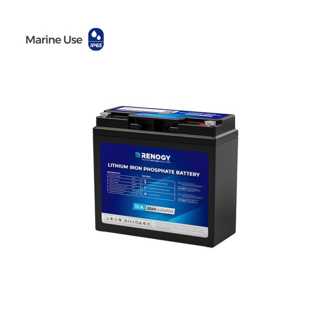 Renogy Core Mini 12.8V 20Ah LiFePO4 Lithium Battery for Trolling Motors, Kayaks & Portable Power-4