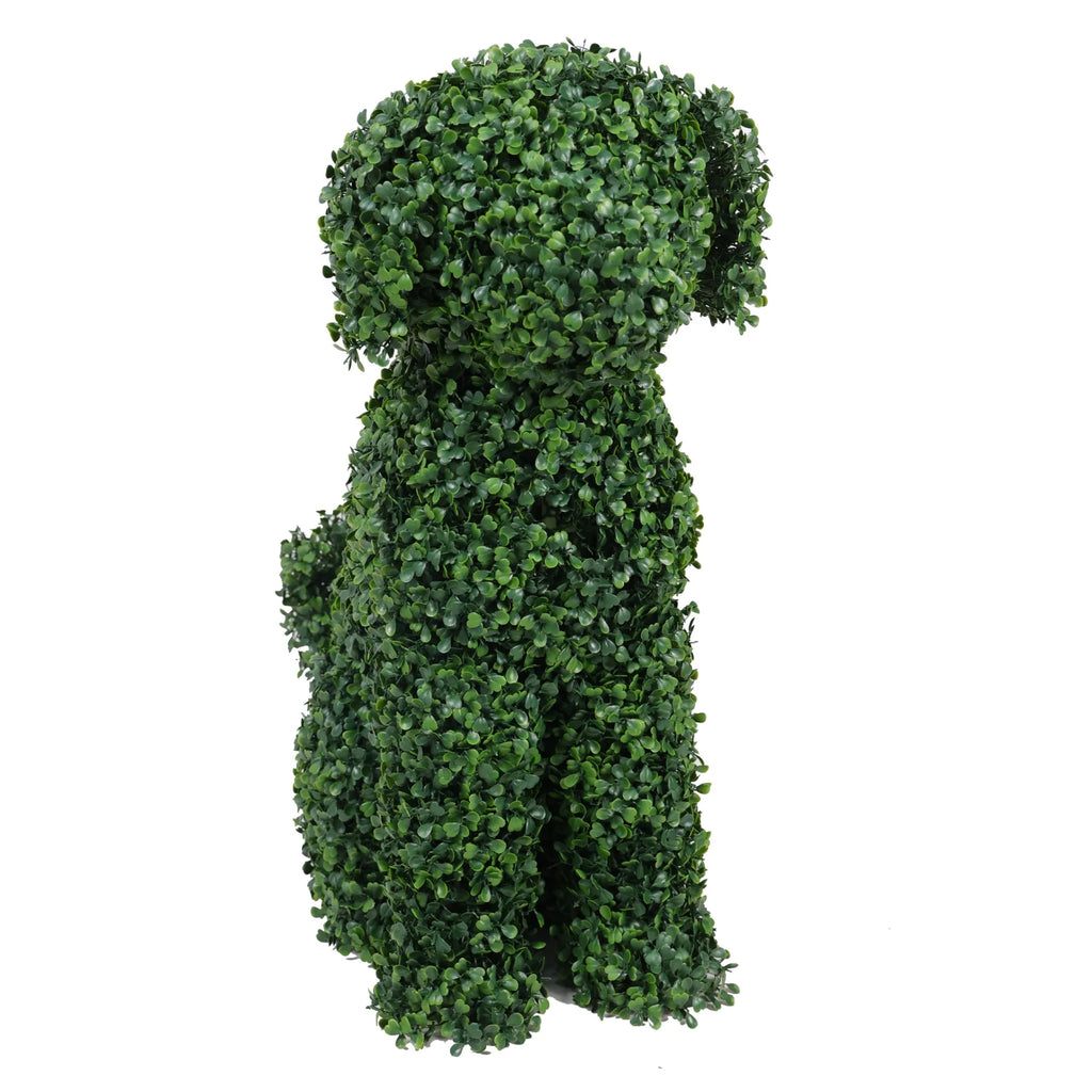 Boxwood Dog Artificial Topiary – Indoor and Outdoor-0