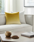 Rohit Yellow Throw Pillow - Clearance-0