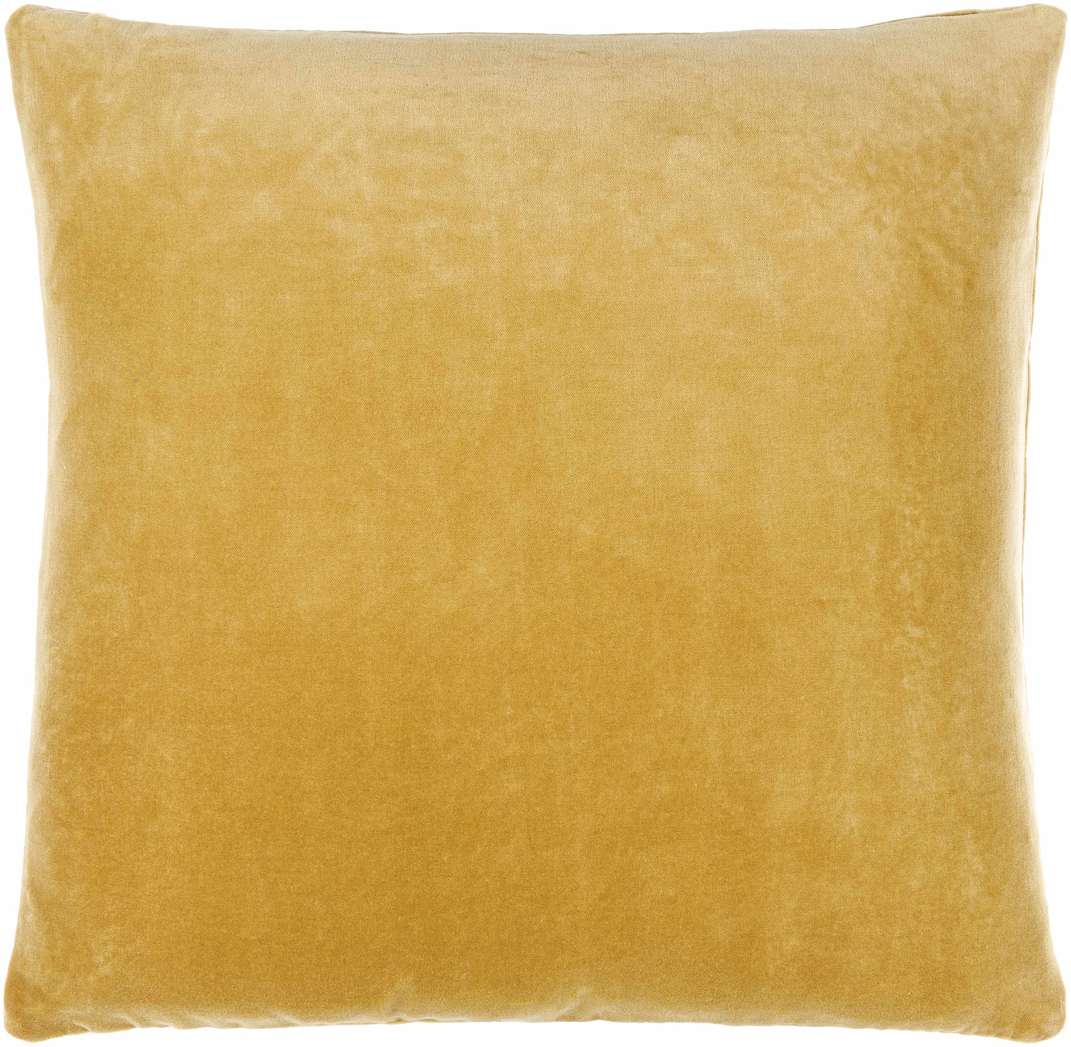 Rahiq Yellow Border Cotton Throw Pillow - Clearance-1