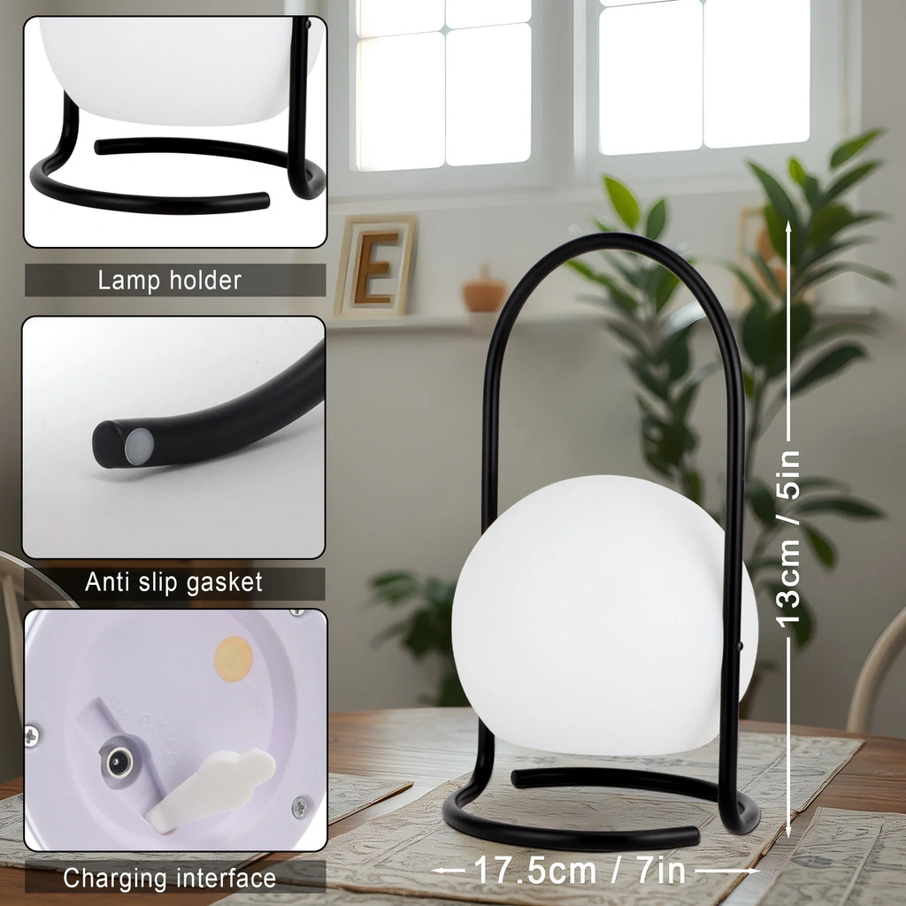 2600mAh Portable waterproof Rechargeable Table Lamp-3