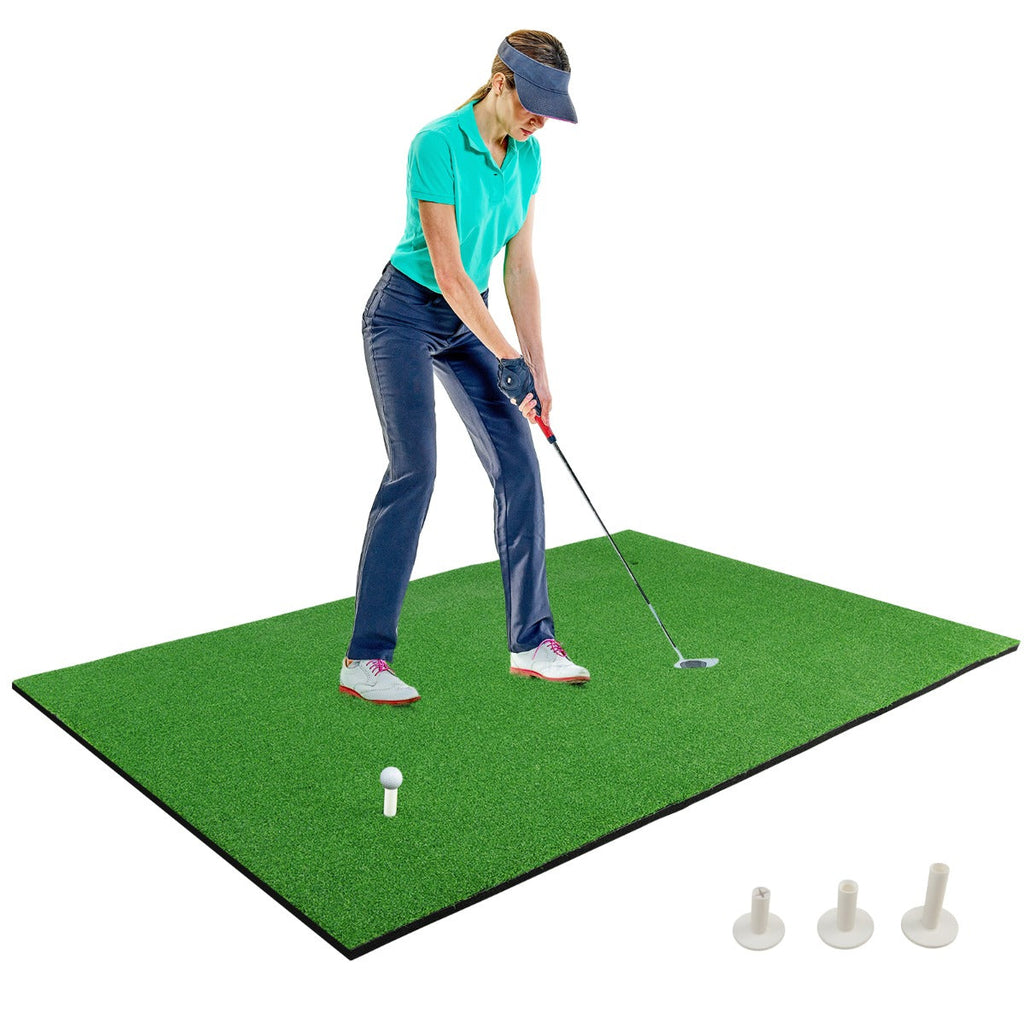 NNECW 1.5 m x 1 m Golf Hitting Mat with Synthetic Turf
