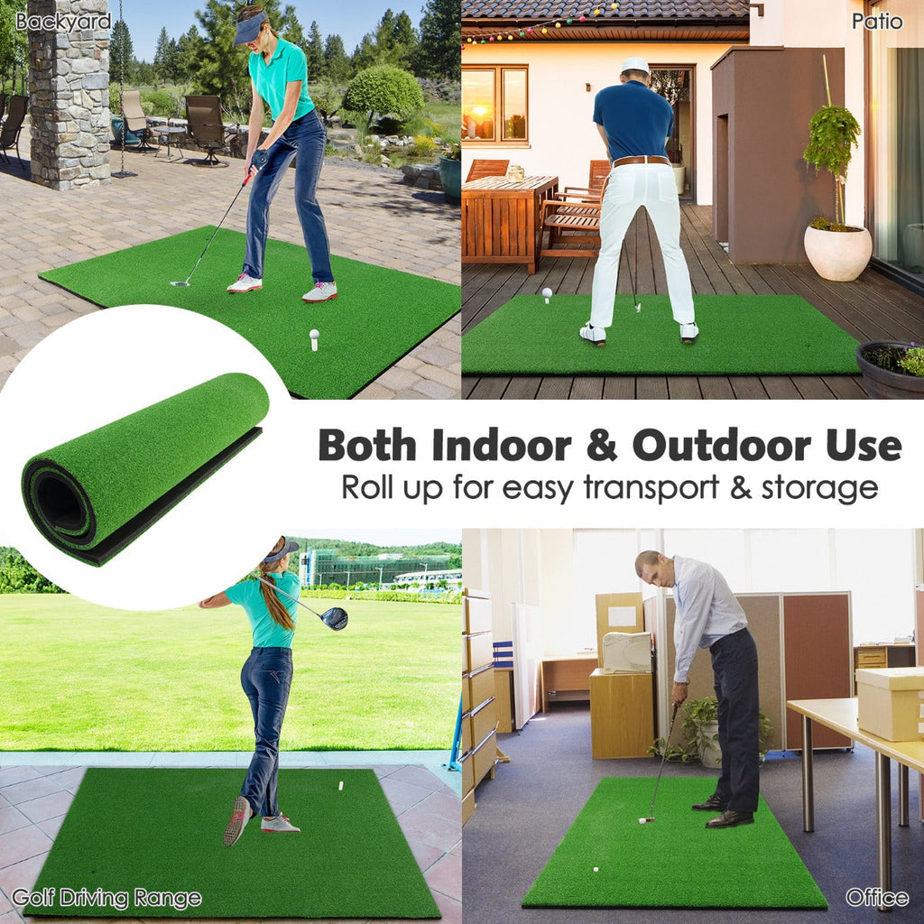 NNECW 1.5 m x 1 m Golf Hitting Mat with Synthetic Turf